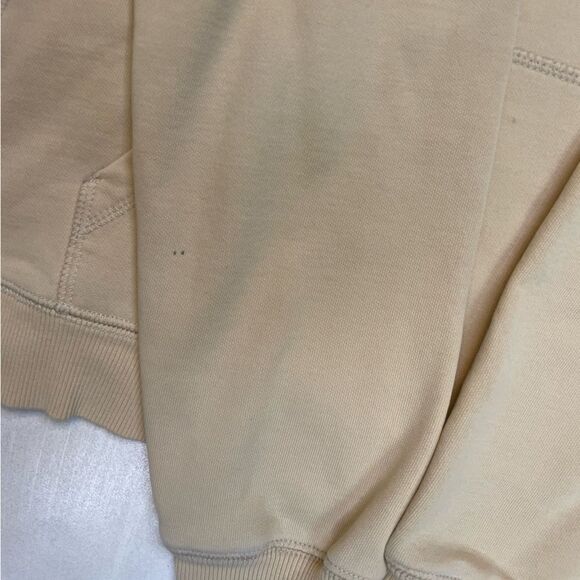 Nike Club Fleece Center Swoosh Pullover Hoodie Women XL Yellow 598575 783 - Picture 4 of 7